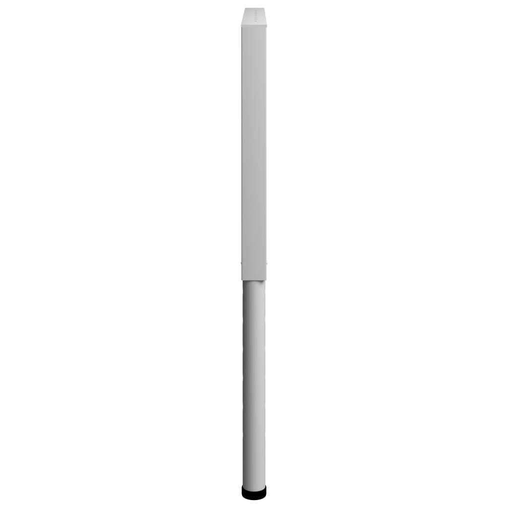 Werkbankgestell Verstellbar 2 Stk. Metall 85x(69-95,5) cm Grau