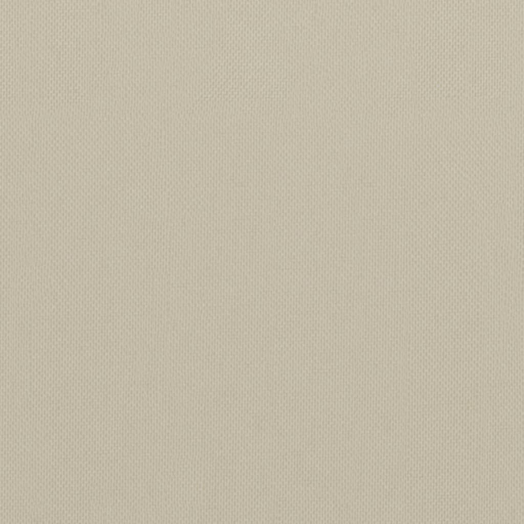 Balkon-Sichtschutz Beige 120x300 cm Oxford-Gewebe
