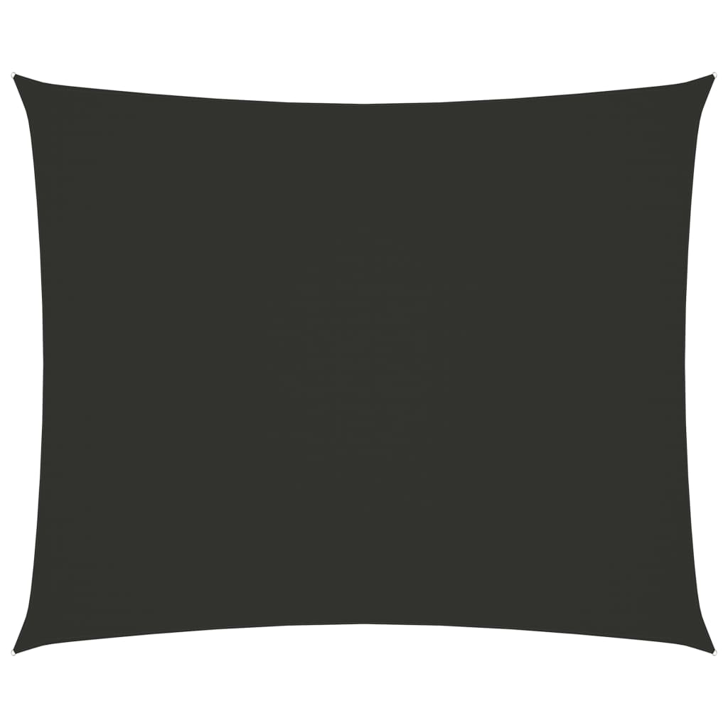 Sonnensegel Oxford-Gewebe Rechteckig 2,5x3,5 m Anthrazit