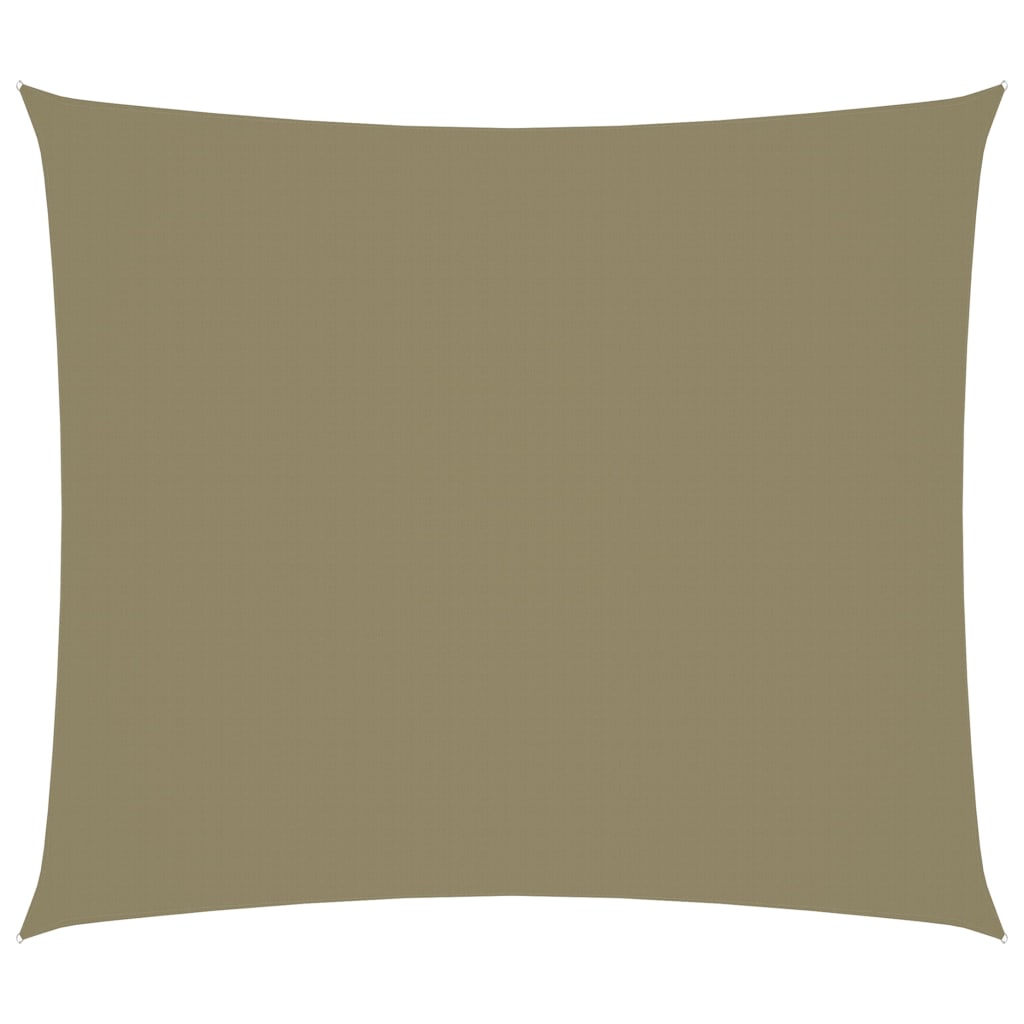 Sonnensegel Oxford-Gewebe Rechteckig 2x2,5 m Beige