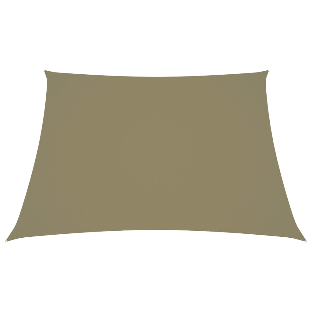 Sonnensegel Oxford-Gewebe Rechteckig 2x2,5 m Beige