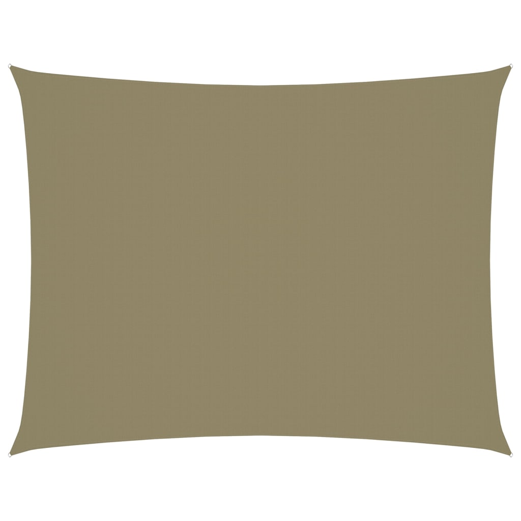 Sonnensegel Oxford-Gewebe Rechteckig 2,5x4 m Beige