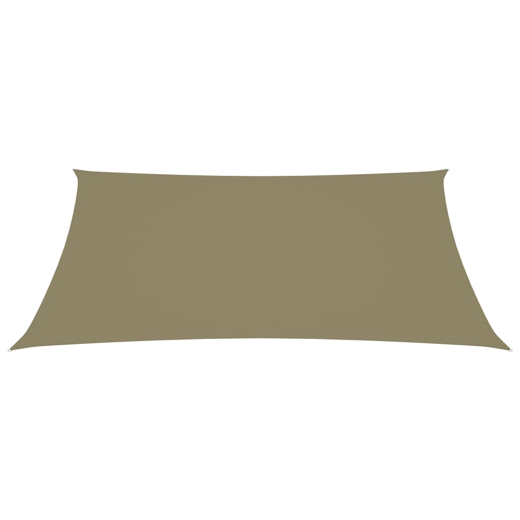 Sonnensegel Oxford-Gewebe Rechteckig 2,5x4 m Beige
