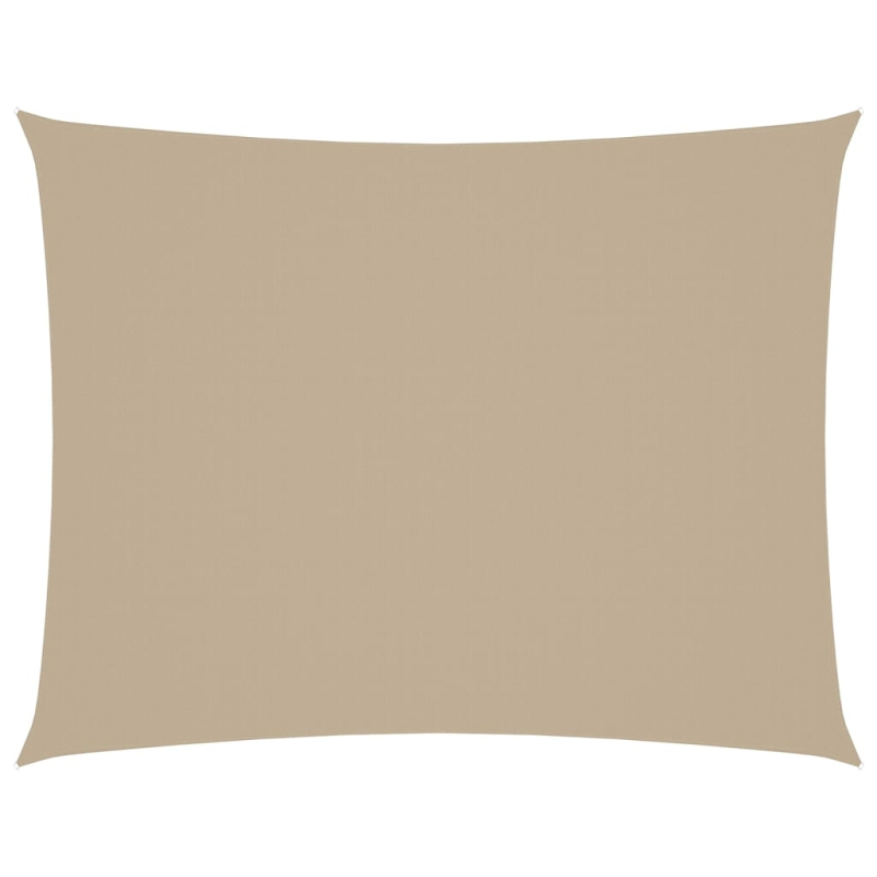 Sonnensegel Oxford-Gewebe Rechteckig 5x6 m Beige