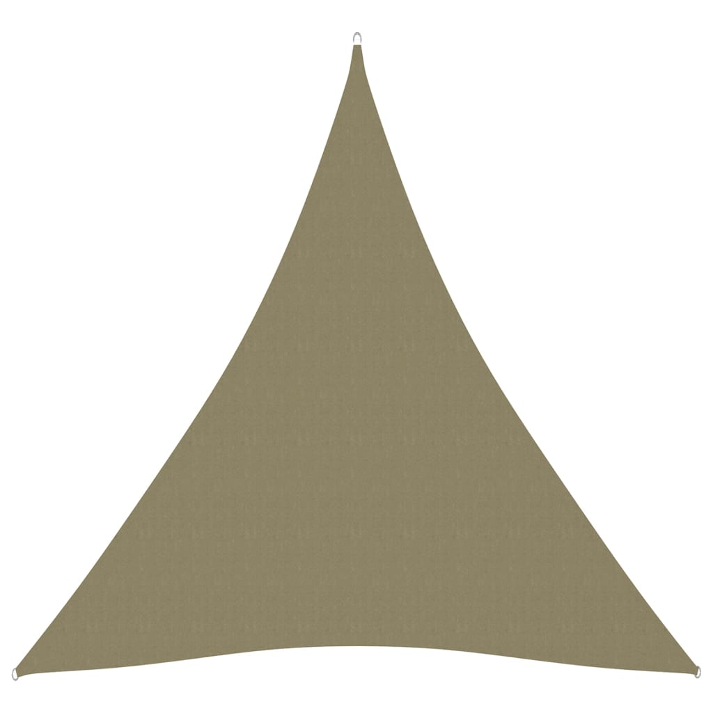 Sonnensegel Oxford-Gewebe Dreieckig 3x4x4 m Beige