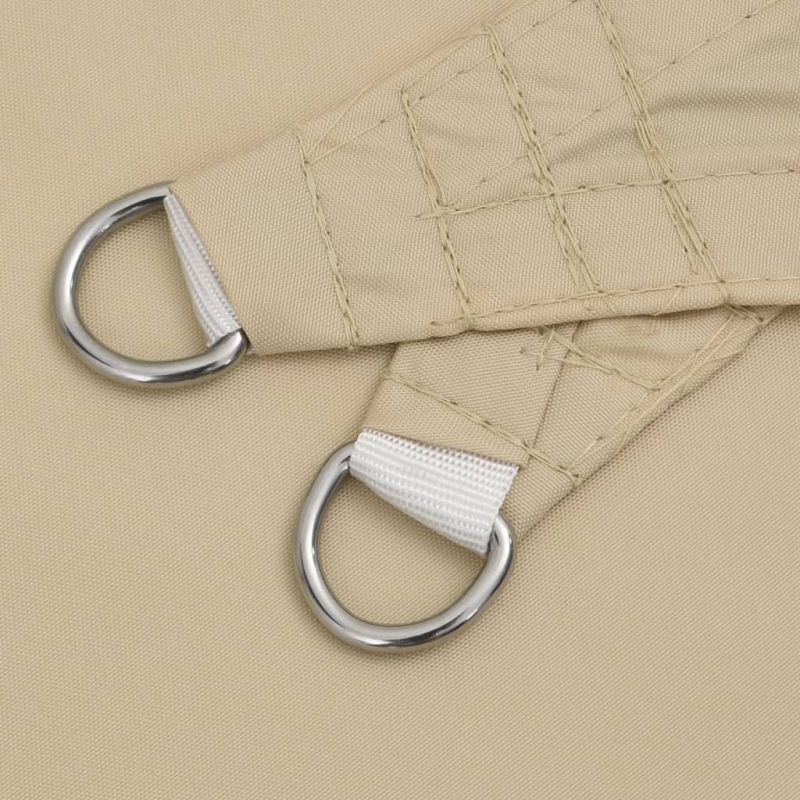 Sonnensegel Oxford-Gewebe Dreieckig 5x6x6 m Beige