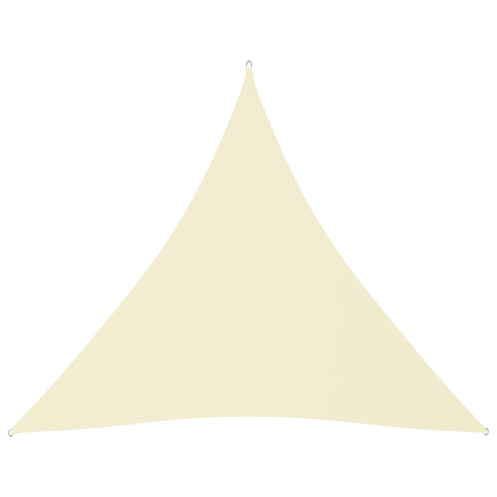 Sonnensegel Oxford-Gewebe Dreieckig 4x4x4 m Creme