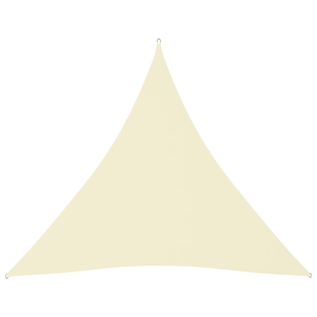 Sonnensegel Oxford-Gewebe Dreieckig 4,5x4,5x4,5 m Creme