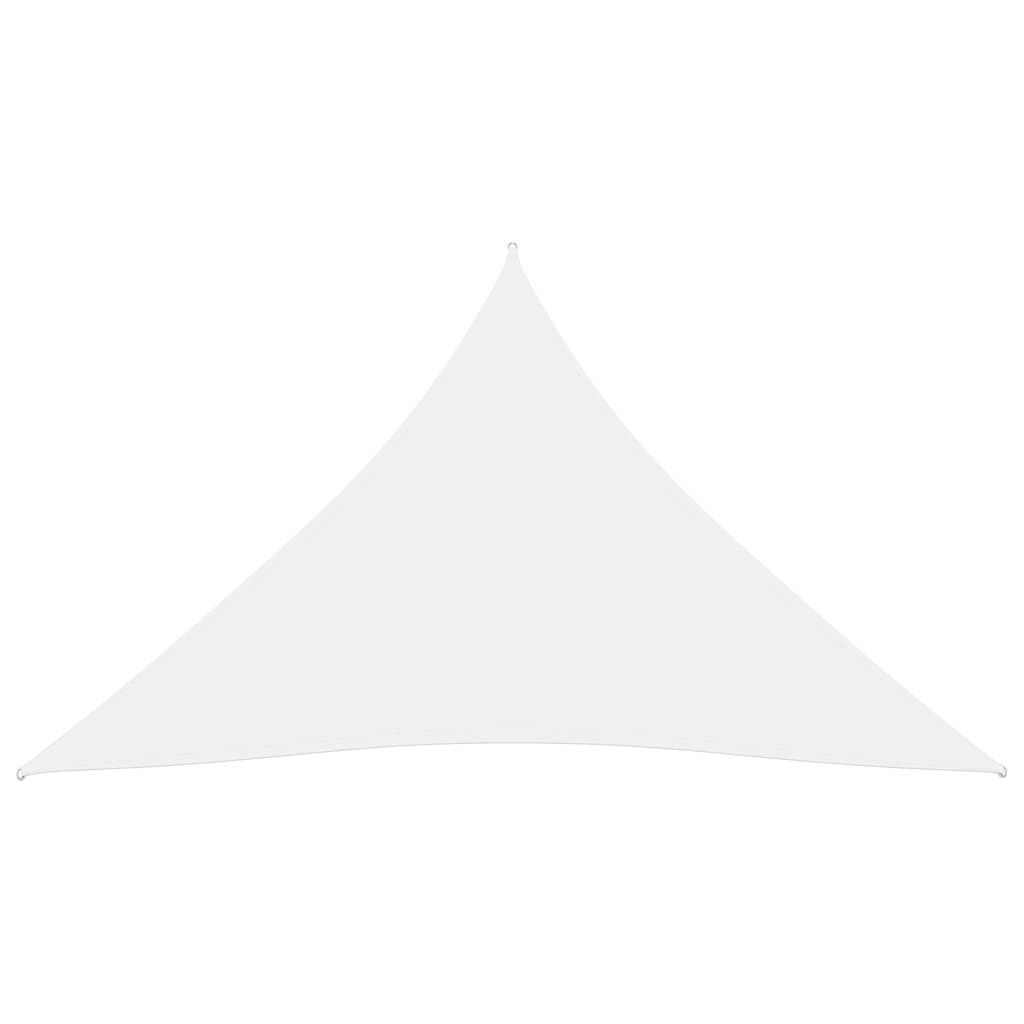 Sonnensegel Oxford-Gewebe Dreieckig 5x7x7 m Weiß