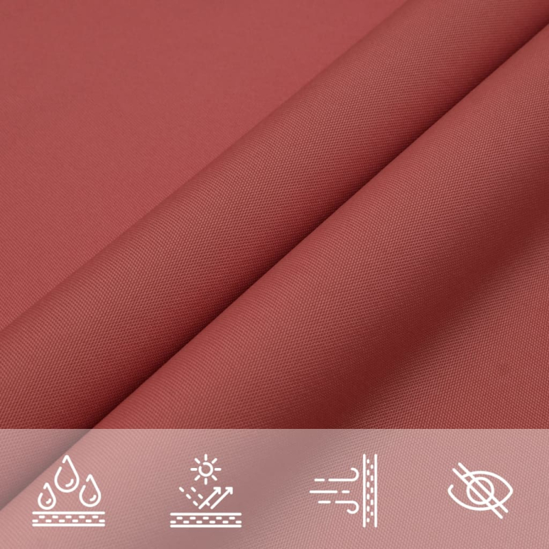 Sonnensegel Oxford-Gewebe Rechteckig 2,5x4 m Terrakotta-Rot