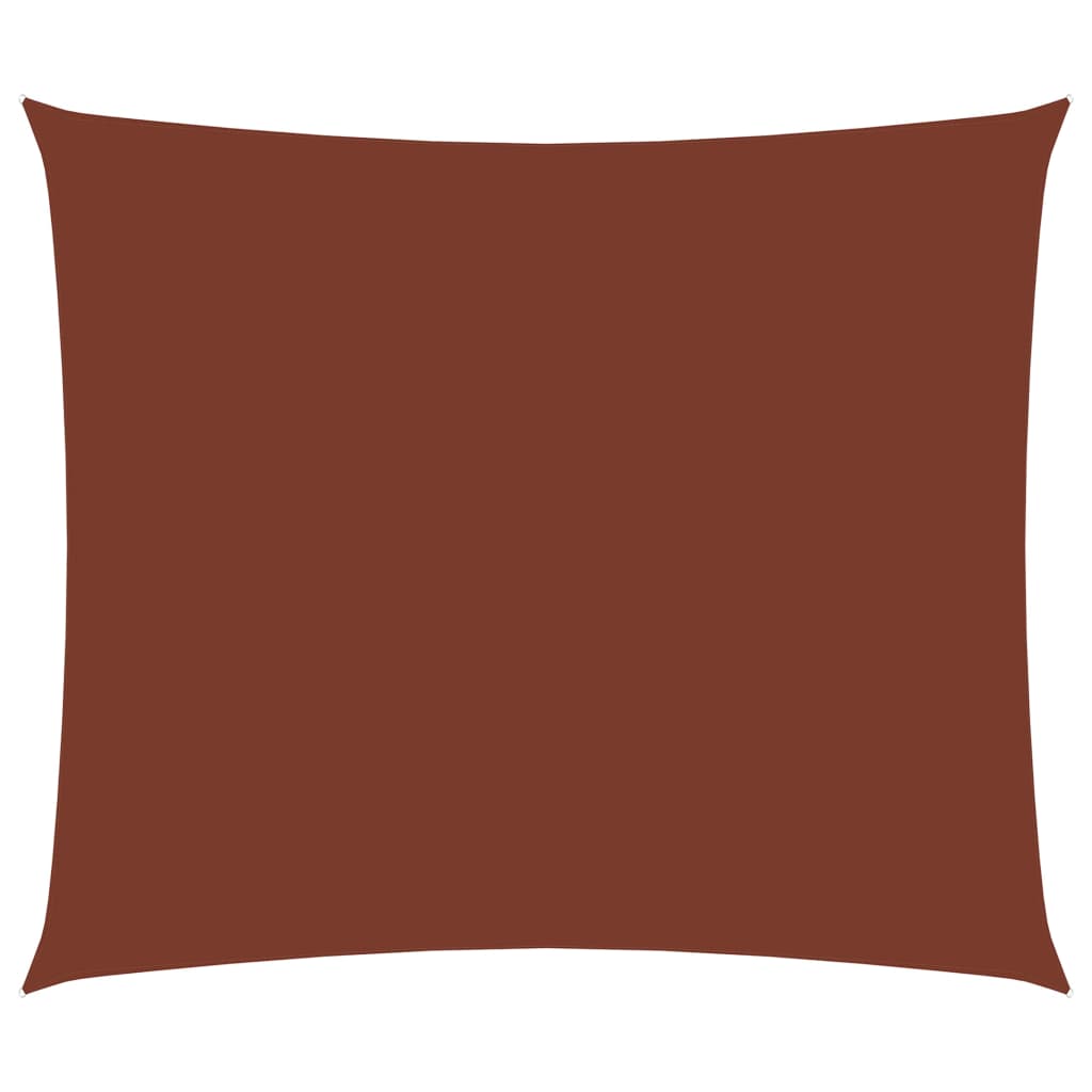 Sonnensegel Oxford-Gewebe Rechteckig 3x4,5 m Terrakotta-Rot