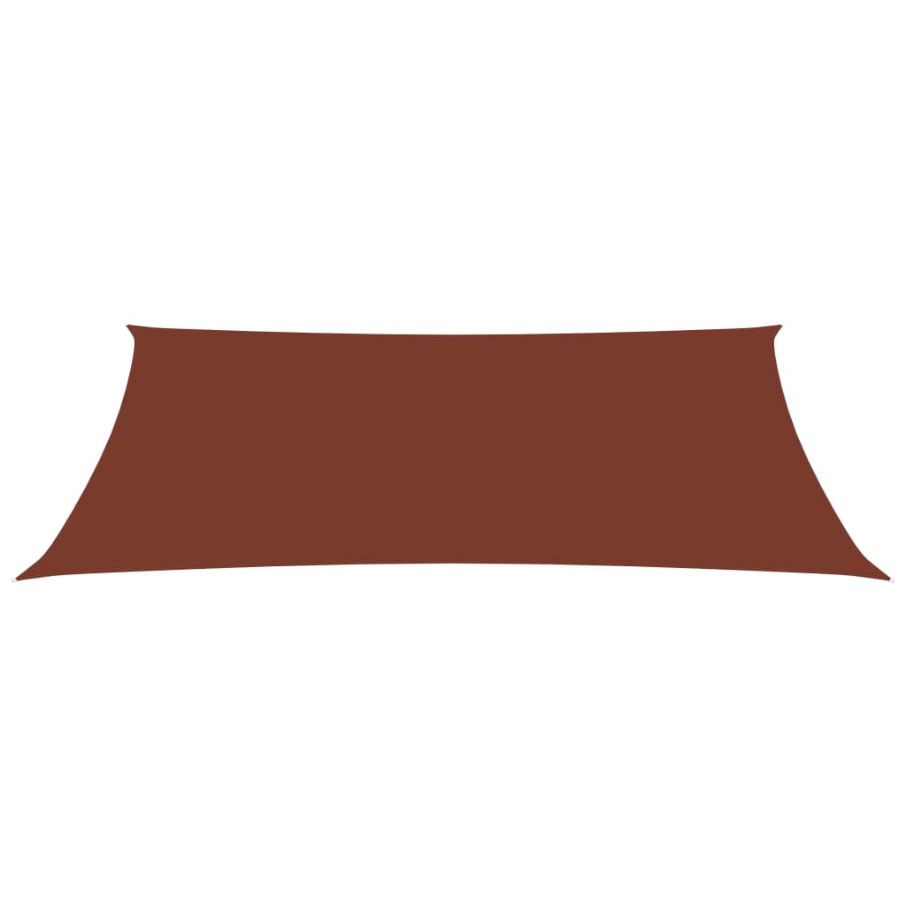 Sonnensegel Oxford-Gewebe Rechteckig 3x5 m Terrakotta-Rot