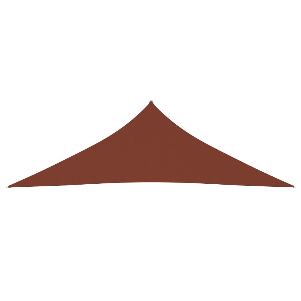 Sonnensegel Oxford-Gewebe Dreieckig 3x3x4,24 m Terrakotta-Rot