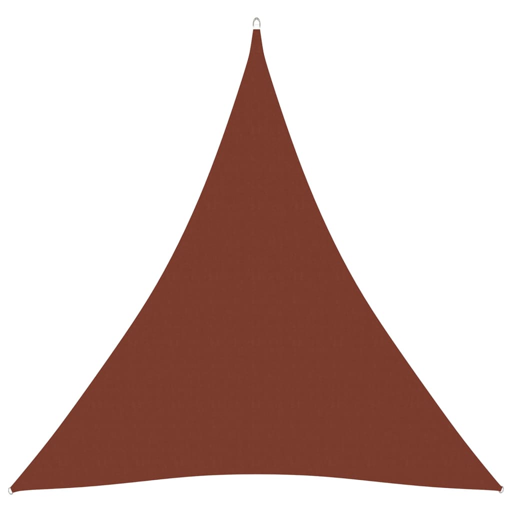 Sonnensegel Oxford-Gewebe Dreieckig 4x4x4 m Terrakotta-Rot