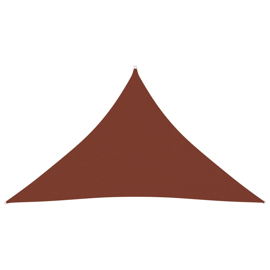 Sonnensegel Oxford-Gewebe Dreieckig 4x4x5,8 m Terrakotta-Rot