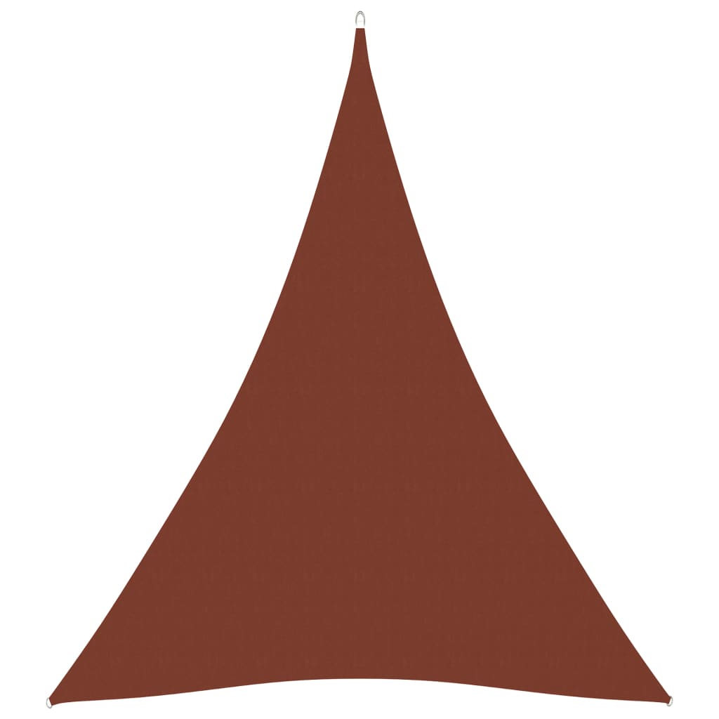 Sonnensegel Oxford-Gewebe Dreieckig 5x6x6 m Terrakotta-Rot