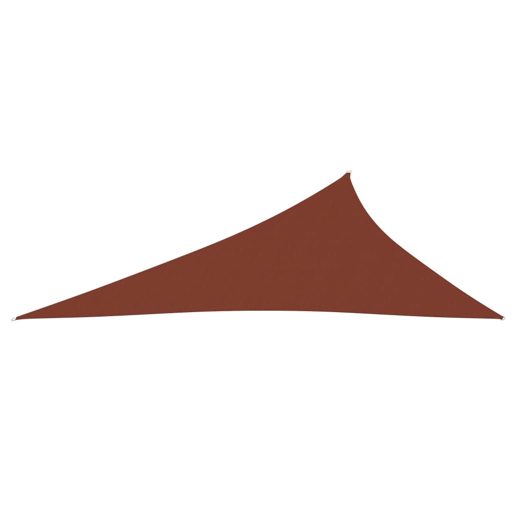 Sonnensegel Oxford-Gewebe Dreieckig 4x5x6,4 m Terrakotta-Rot
