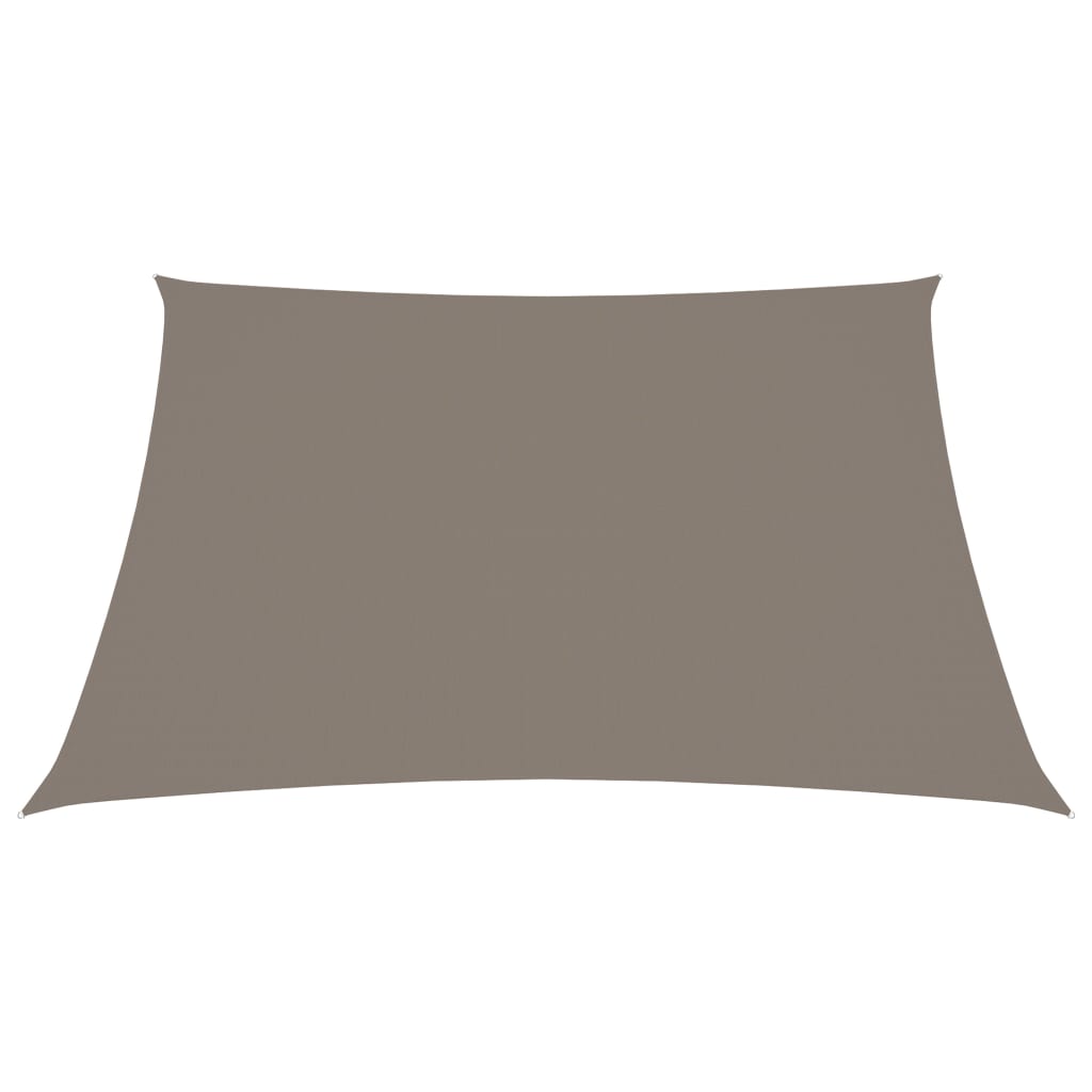 Sonnensegel Oxford-Gewebe Rechteckig 2x2,5 m Taupe