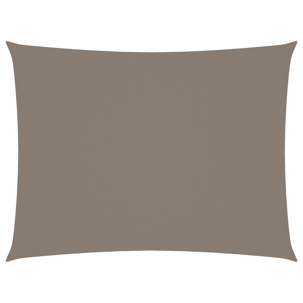 Sonnensegel Oxford-Gewebe Rechteckig 2x3,5 m Taupe