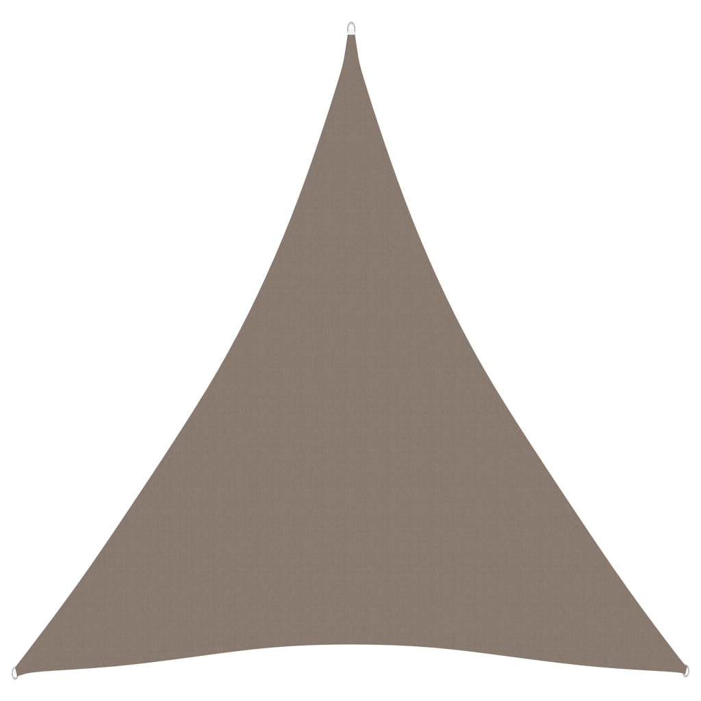 Sonnensegel Oxford-Gewebe Dreieckig 4x4x4 m Taupe