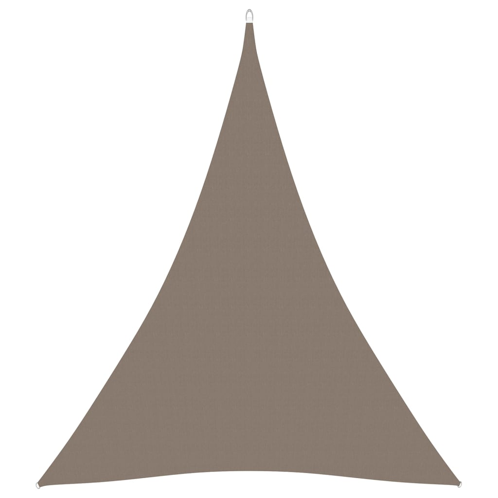 Sonnensegel Oxford-Gewebe Dreieckig 5x6x6 m Taupe