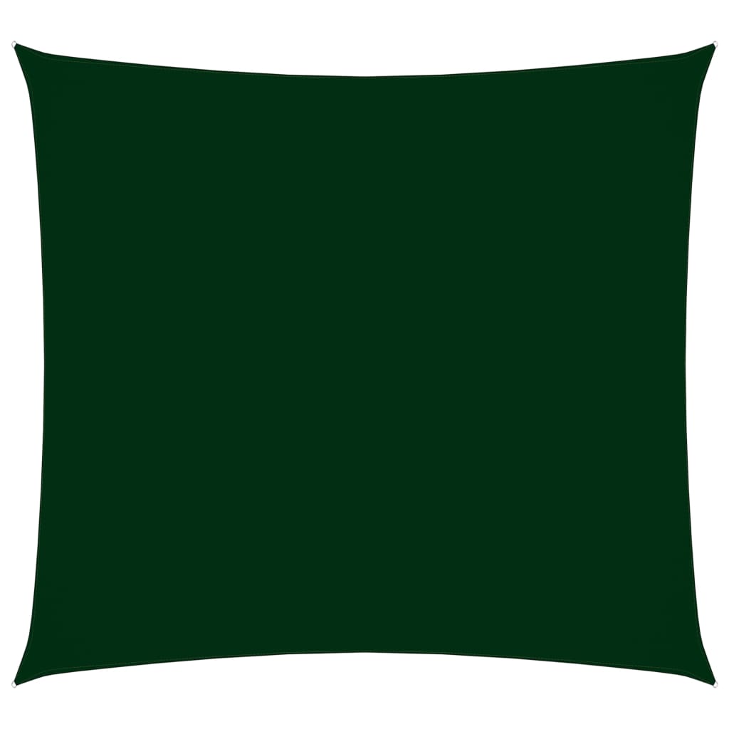 Sonnensegel Oxford-Gewebe Quadratisch 2,5x2,5 m Dunkelgrün