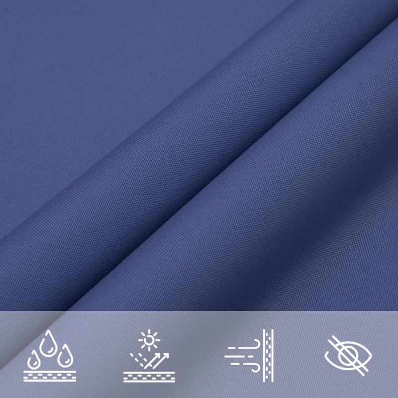 Sonnensegel Oxford-Gewebe Rechteckig 3x6 m Blau