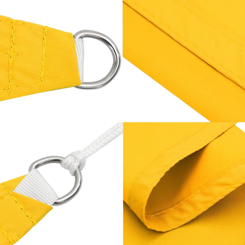 Sonnensegel Oxford-Gewebe Quadratisch 4,5x4,5 m Gelb
