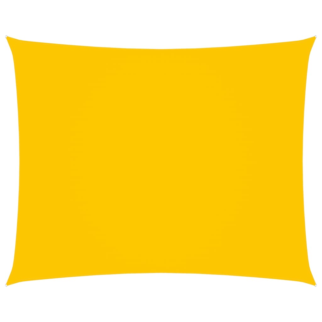 Sonnensegel Oxford-Gewebe Rechteckig 2,5x3 m Gelb