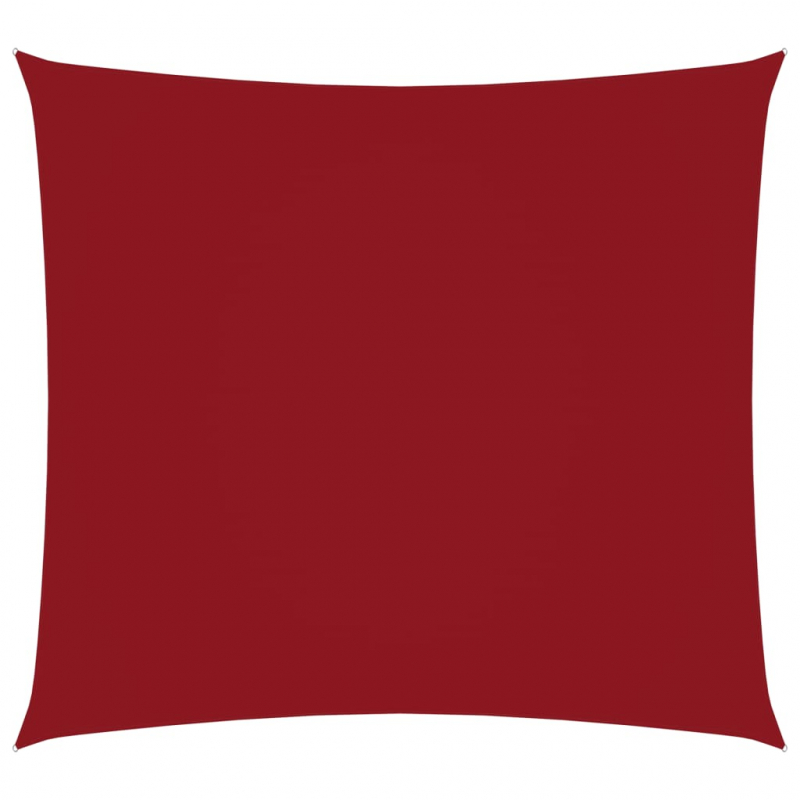 Sonnensegel Oxford-Gewebe Quadratisch 4x4 m Rot