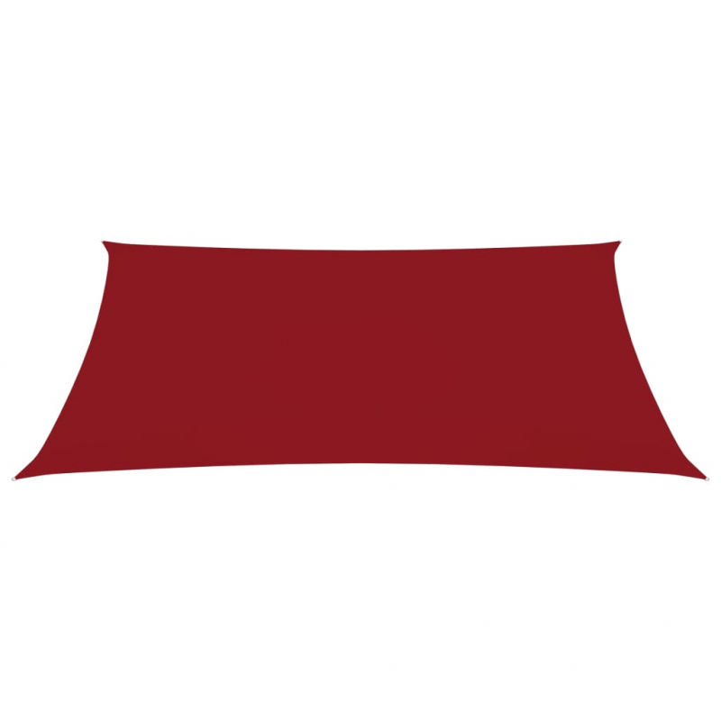 Sonnensegel Oxford-Gewebe Rechteckig 2x2,5 m Rot