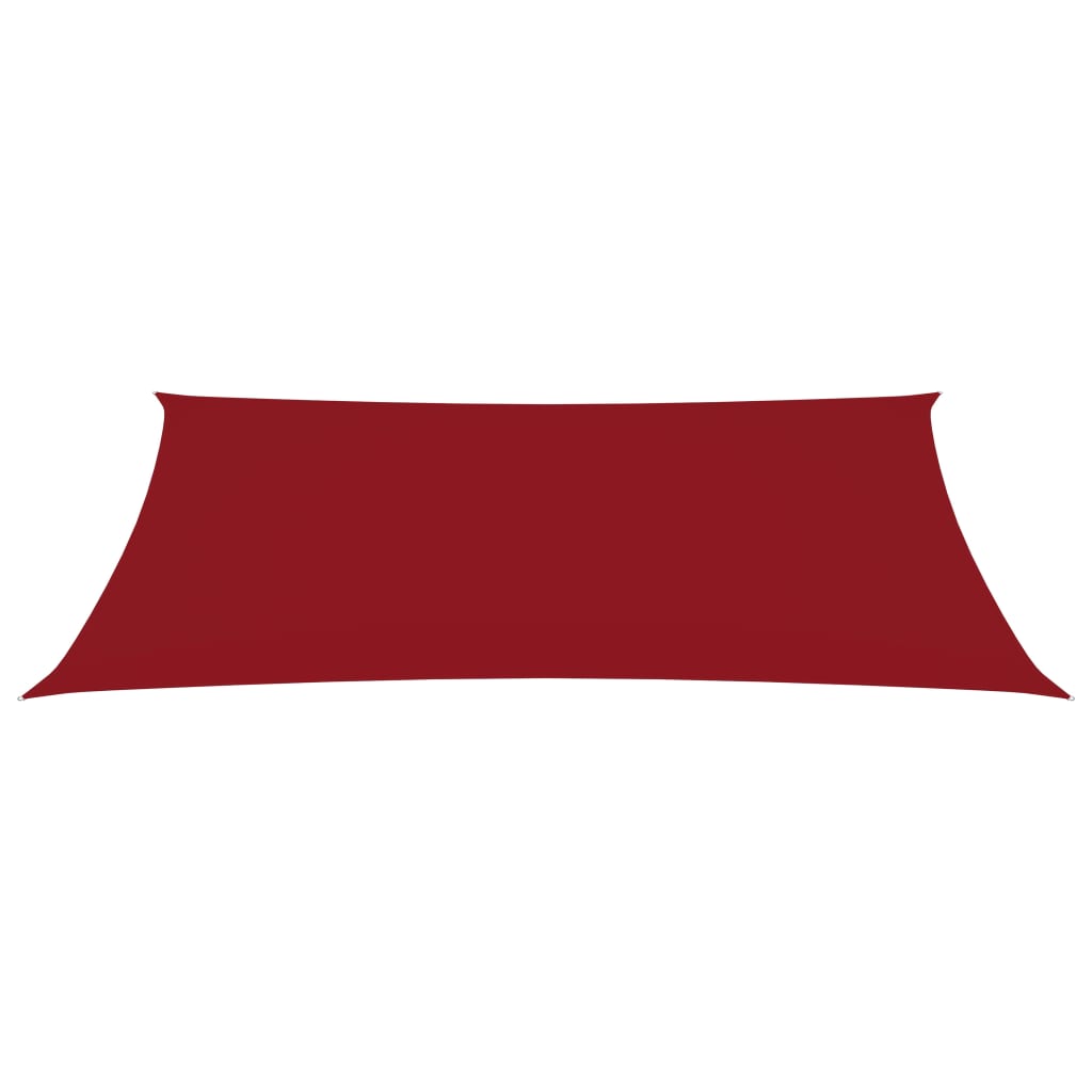 Sonnensegel Oxford-Gewebe Rechteckig 2x5 m Rot