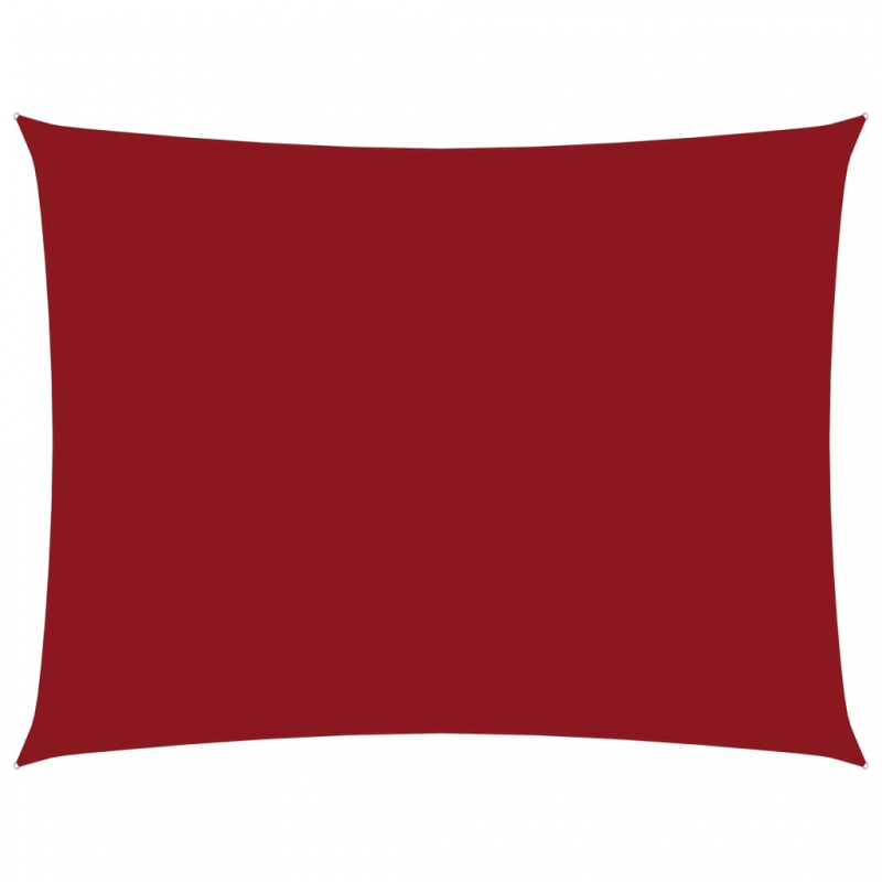 Sonnensegel Oxford-Gewebe Rechteckig 2,5x3 m Rot