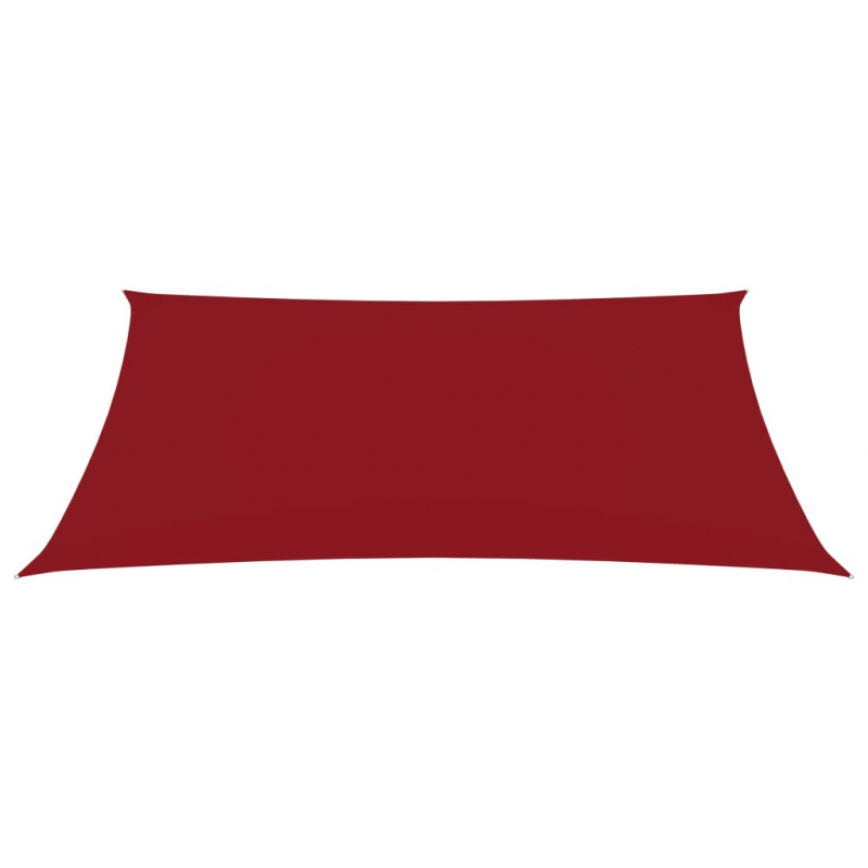 Sonnensegel Oxford-Gewebe Rechteckig 2,5x4,5 m Rot