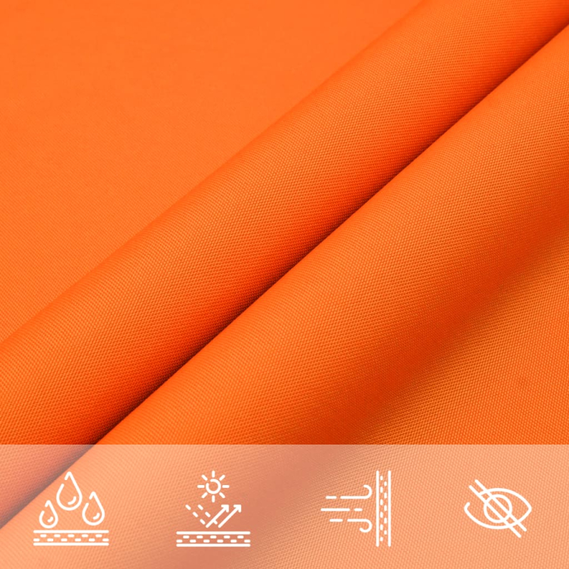 Sonnensegel Oxford-Gewebe Quadratisch 4x4 m Orange