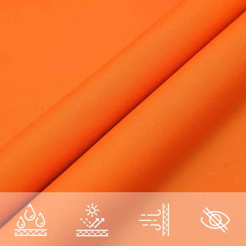 Sonnensegel Oxford-Gewebe Rechteckig 2x4 m Orange