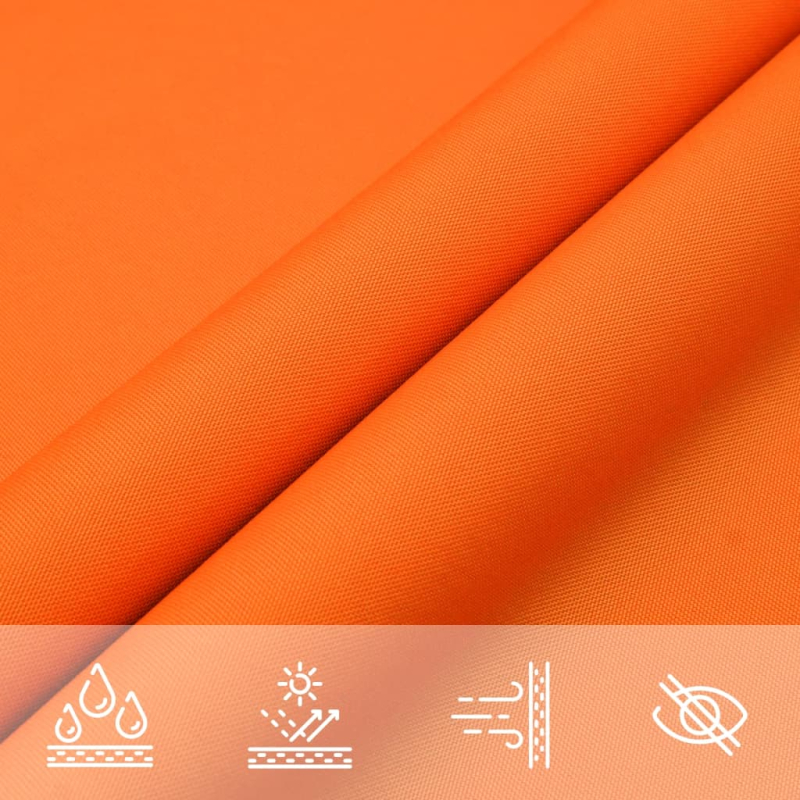 Sonnensegel Oxford-Gewebe Rechteckig 2,5x3 m Orange