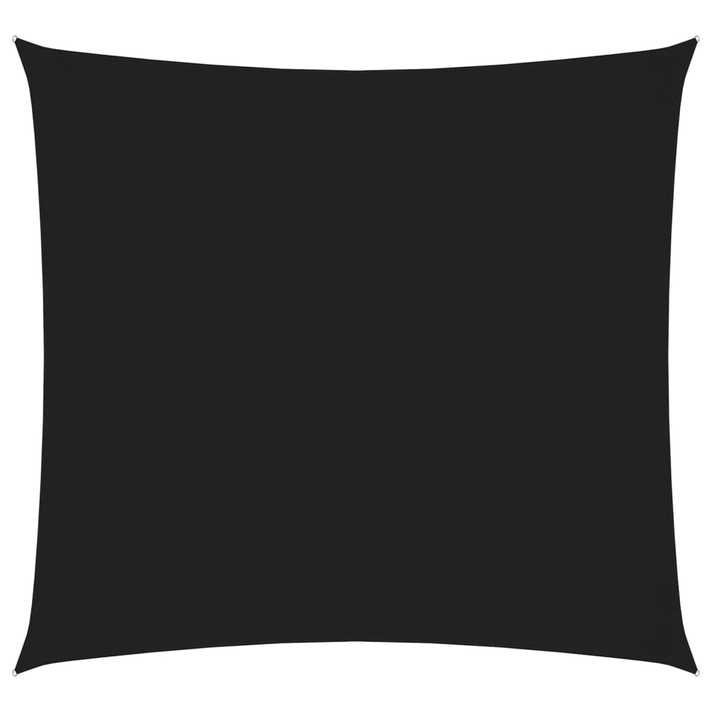 Sonnensegel Oxford-Gewebe Quadratisch 2,5x2,5 m Schwarz