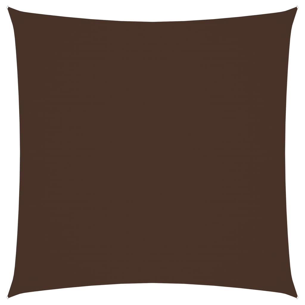 Sonnensegel Oxford-Gewebe Quadratisch 2,5x2,5 m Braun