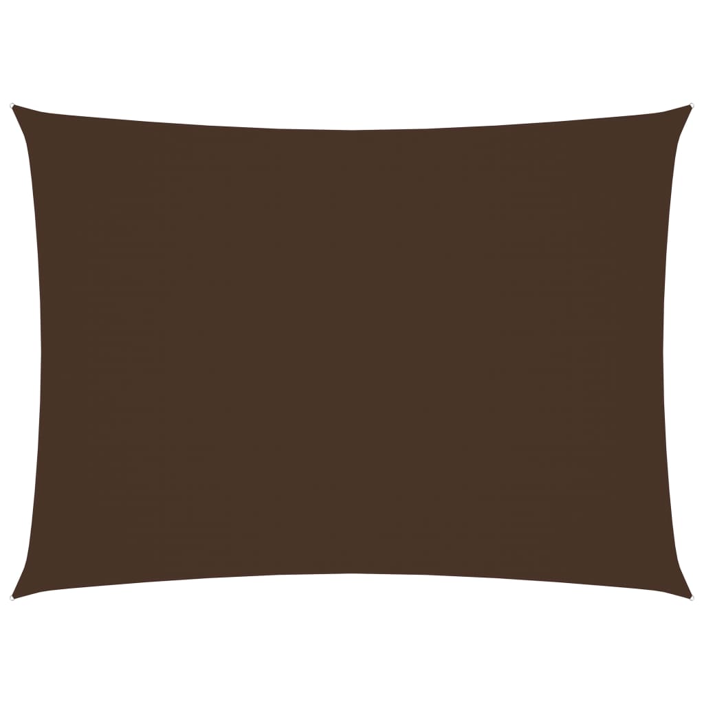 Sonnensegel Oxford-Gewebe Rechteckig 2,5x3,5 m Braun
