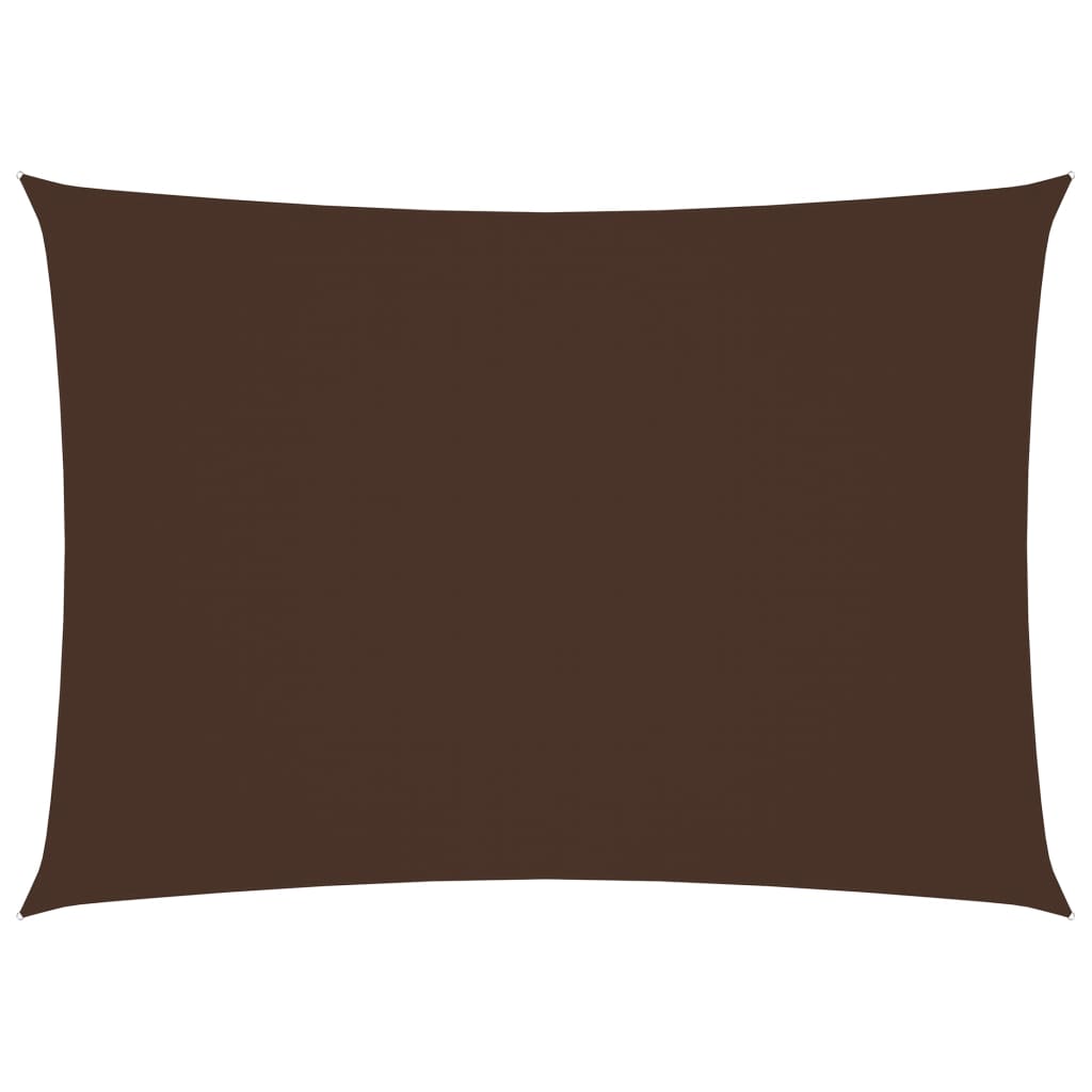 Sonnensegel Oxford-Gewebe Rechteckig 2,5x4,5 m Braun