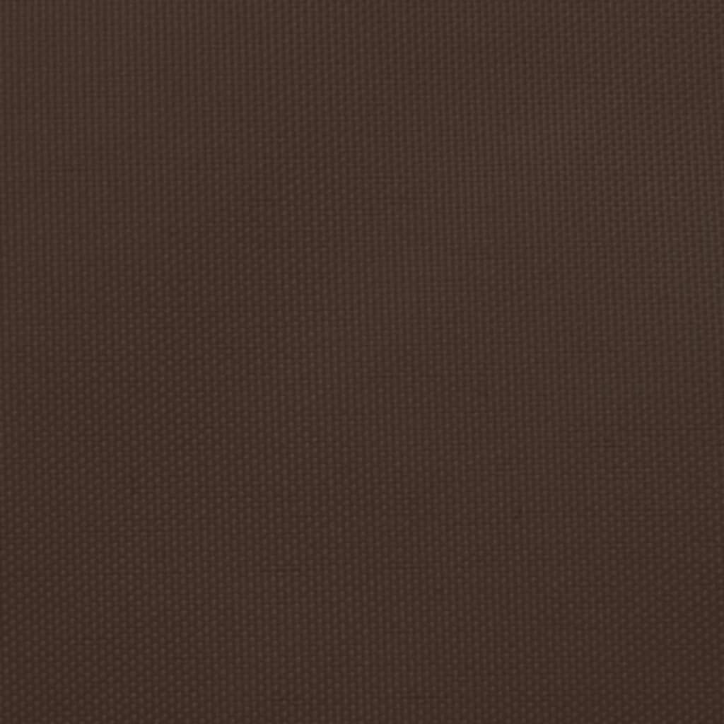 Sonnensegel Oxford-Gewebe Rechteckig 6x7 m Braun