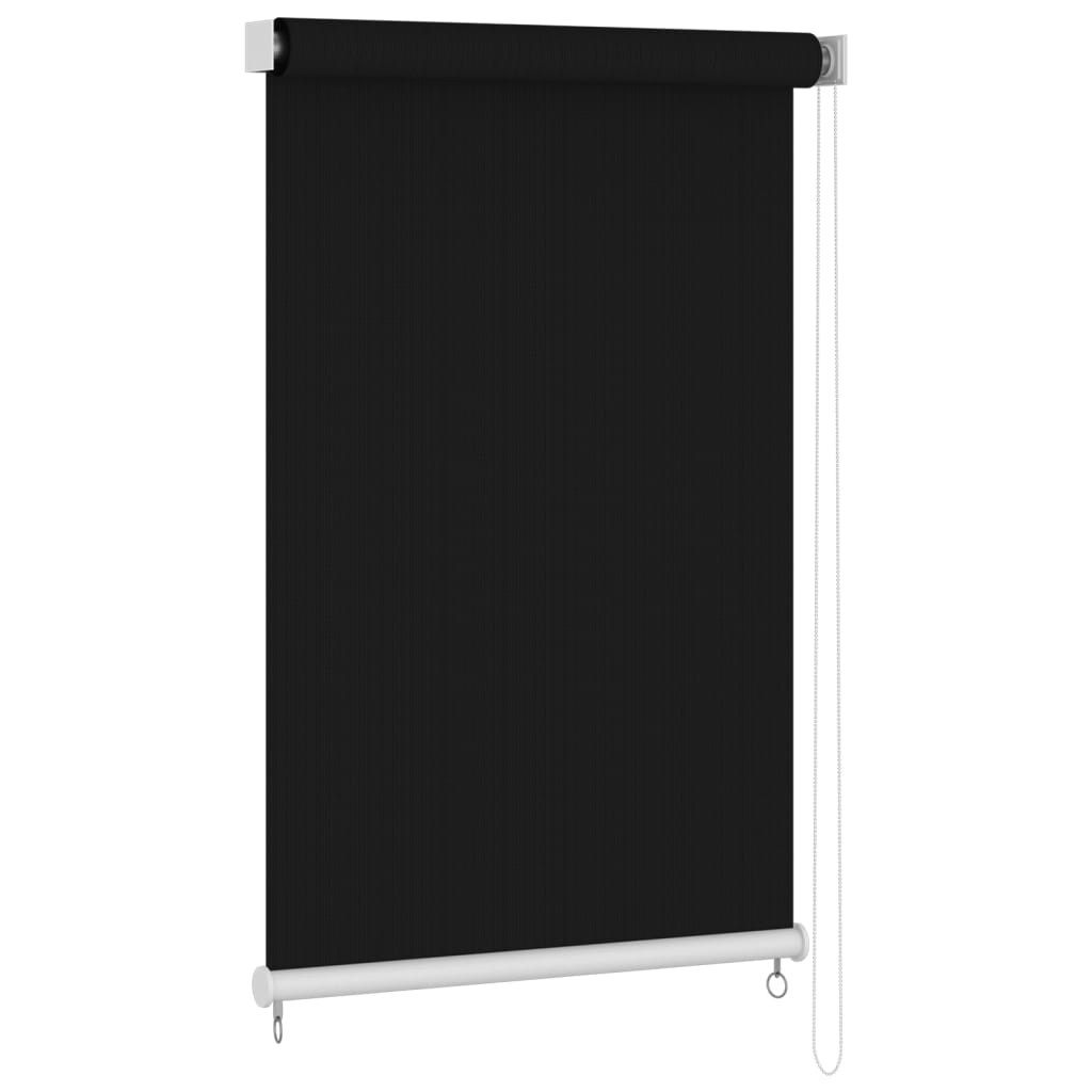Außenrollo 140x230 cm Schwarz