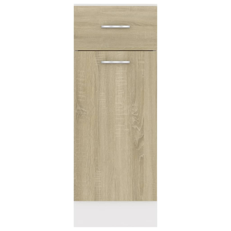 Schubunterschrank Lyon Sonoma-Eiche 30x46x81,5 cm Holzwerkstoff