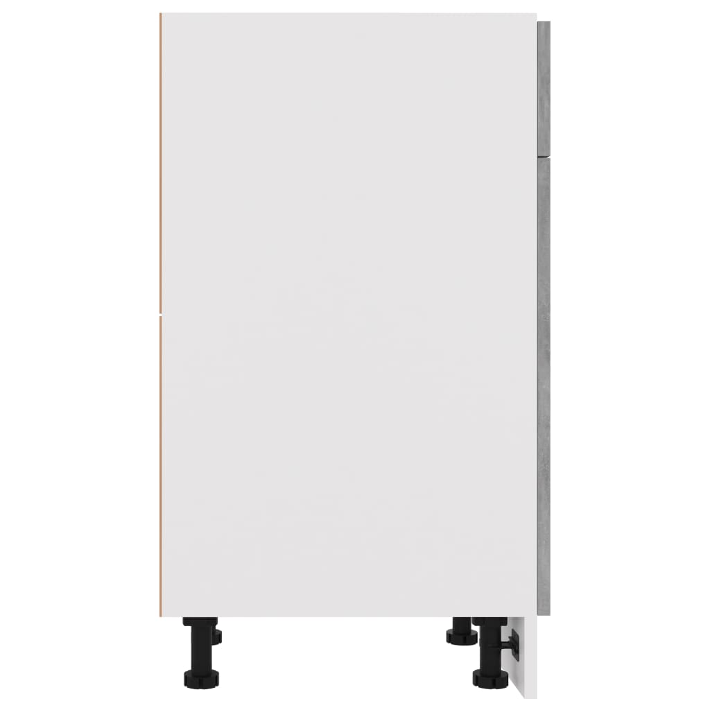 Schubunterschrank Lyon Betongrau 30x46x81,5 cm Holzwerkstoff