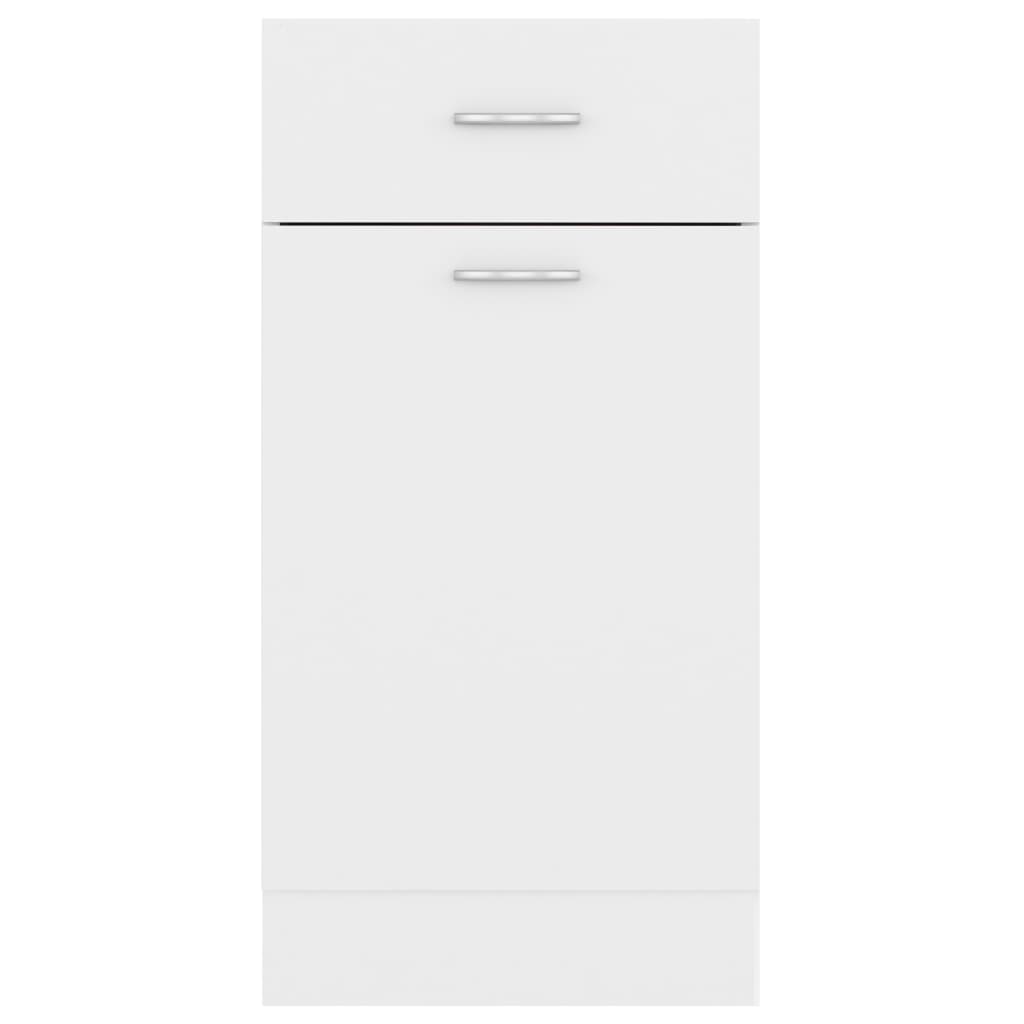 Schubunterschrank Lyon Weiß 40x46x81,5 cm Holzwerkstoff
