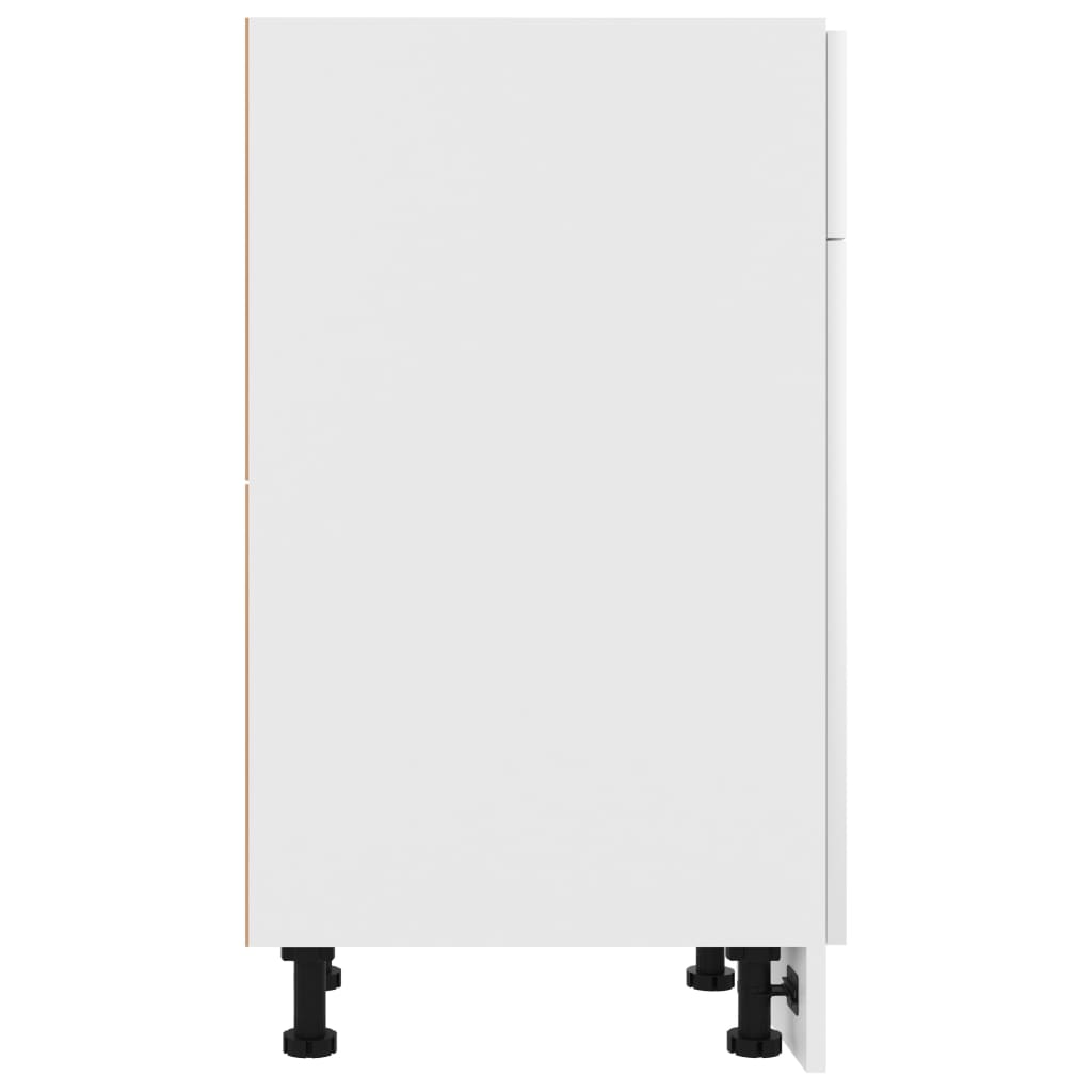 Schubunterschrank Lyon Weiß 40x46x81,5 cm Holzwerkstoff