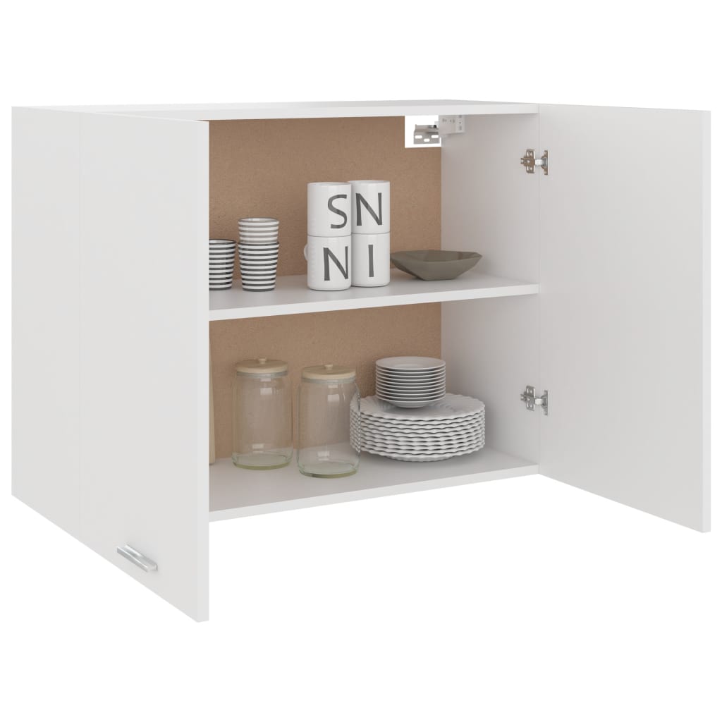 Hängeschrank Lyon Weiß 80x31x60 cm Holzwerkstoff