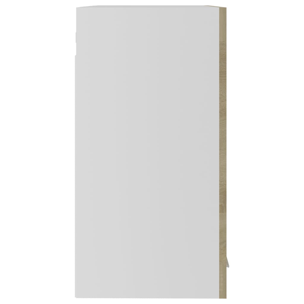 Hängeglasschrank Lyon Sonoma-Eiche 60x31x60 cm Holzwerkstoff