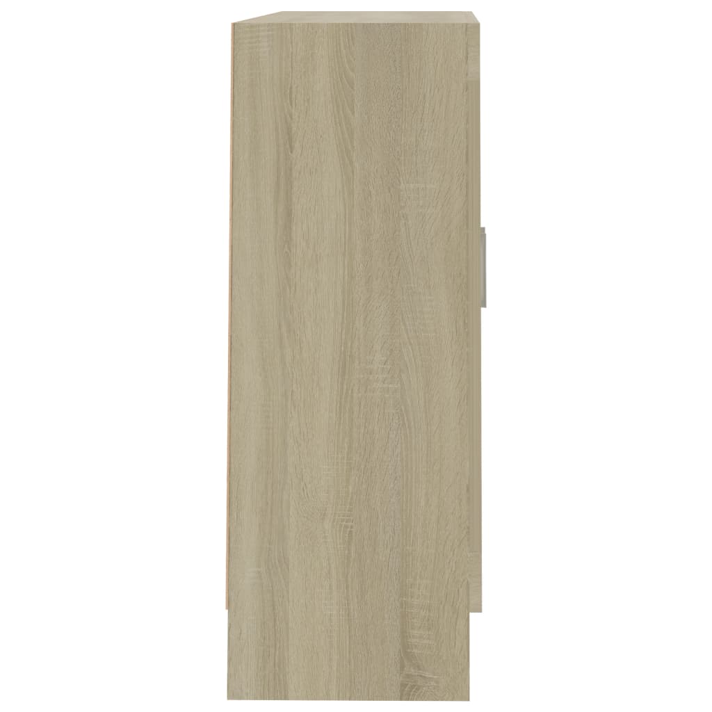 Bücherschrank Sonoma-Eiche 82,5x30,5x80 cm Holzwerkstoff
